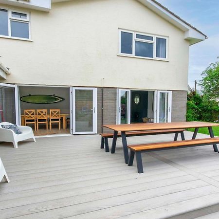 Ladywell Croyde - Super Stylish Large Home With Pool Table, Woodburner, Pizza Oven And Hot Tub Option, Sleeps 12 المظهر الخارجي الصورة